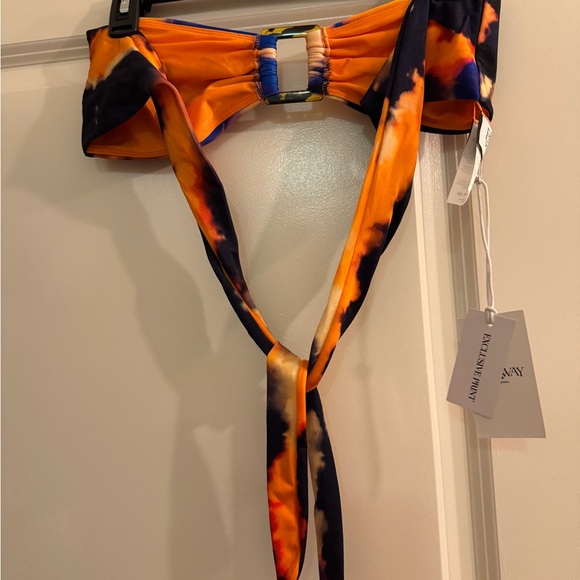 Orange and Black Bikini Top - Picture 7 of 7